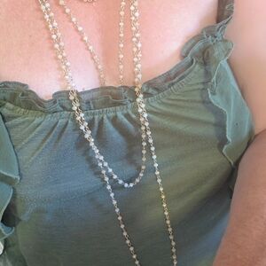Elegant Gold Beaded Necklace